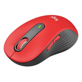 Mouse Logitech Signature M650 L Inalambrico Rojo