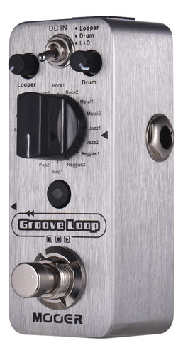 Pedal De Efectos. Pedal Groove Loop Mooer True Drum Shell Mo