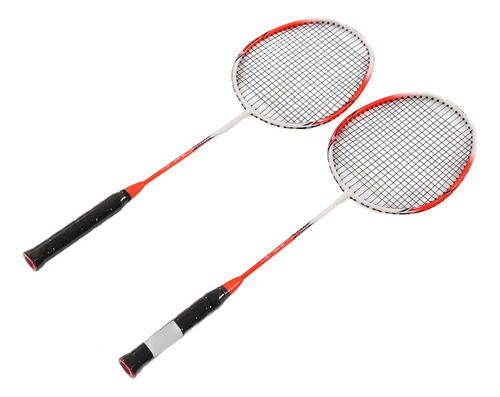 2 Raquetas De Bádminton Aleadas De Acero Al Carbono Integrad