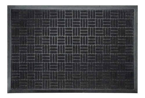 Tapete Water Fenice Residencial 89x59cm Seca Pé Preto