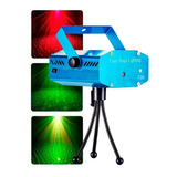 Set 3x2 Mini Proyector Laser Luces Multipunto Audiorítmico