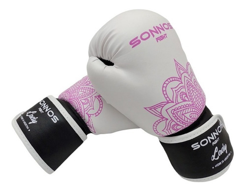 Guante De Boxeo Sonnos Lady Warrior 12 Onzas Oficial Fab 