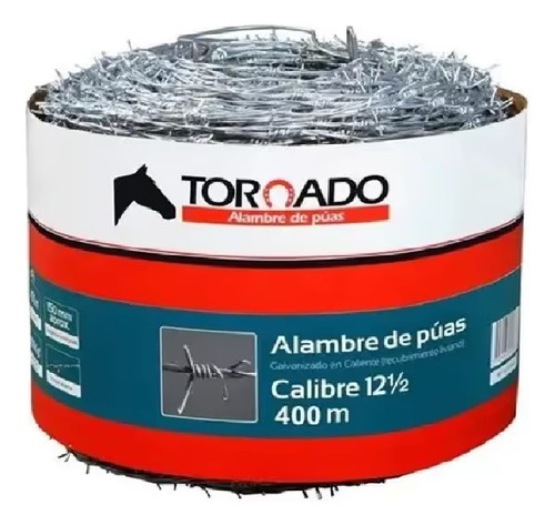 Alambre De Pua Tornado 12.5 X 400 Mts