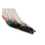 Pack 40 Cable Dupont Arduino Hembra Hembra 20cm  