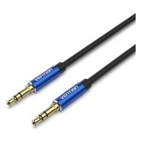 Cable De Audio Aux 3.5mm Macho A Macho Pvc 1m Azul Vention