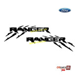 Calcomania Ranger Rasguño Ford Camioneta Accesorios 2piezas