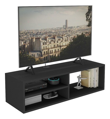 Rack Nicho Suspenso Para Sala, Tv, Dvd, Video Game 100% Mdf