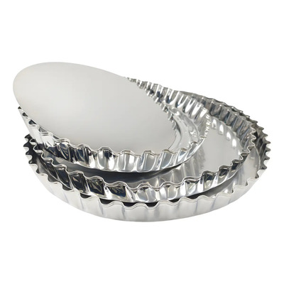 Molde Desmontable Javaz Acero Carbono Hornear Tartas Pasteles Quiches | MercadoLibre