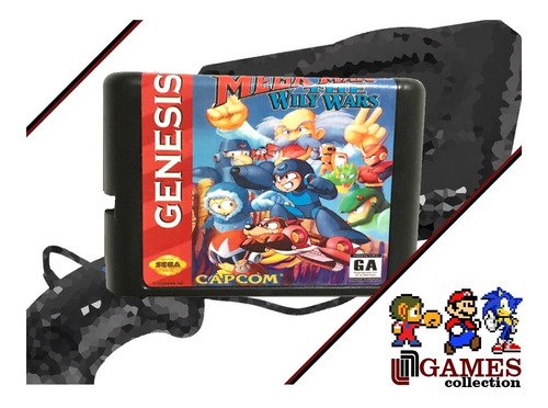 Cartucho Mega Man The Wily Wars Mega Drive Genesis Qualidade