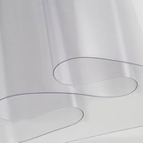Plástico Transparente Cristal Mesa Capa Costura 1,4 M X 2 M