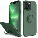 Funda Para iPhone 13 Pro Max Con Soporte Verde