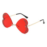 Gafas De Sol En Forma De Corazón Para Mujer Con Gafas De Fie