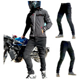 Pantalon Motociclista Mezclilla Protecciones Moto Jeans Bike