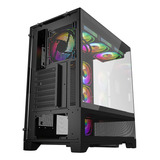 Gabinete Airflow Hurricane Eatx Con 3 Ventiladores Argb