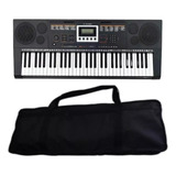 Teclado Musical 61 Teclas Sensitivas Usb E Midi C/ Capa