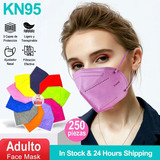 250 Cubrebocas Kn95 Colores Mascarilla Tapaboca Certificado