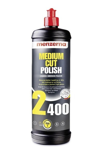 Menzerna Medium Cut Polish 2400 Pulidor Corte Medio 1 Litro