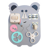 Panel Tablero Didactico Sensorial Montessori Koala