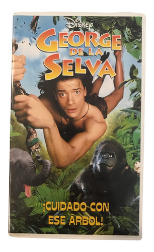 Vhs Disney George De La Selva Of The Jungle Brendan Fraser