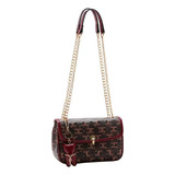 Bolsa Feminina Corrente Chenson Monograma Cristal Strass Cf