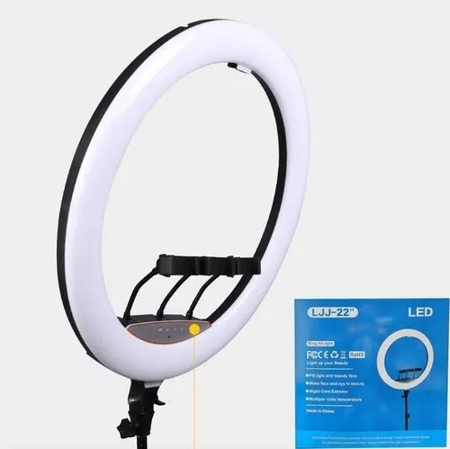 Aro Luz Led Ljj 22 De 56cm +control + Trípode Aro 22 Pulgad