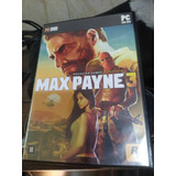 Max Payne 3 Pc Físico Completo 4 Dvds Serial Manual Capa