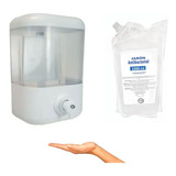 Kit Dispensador Jabon 500ml + Jabon Antibacterial 1000ml 