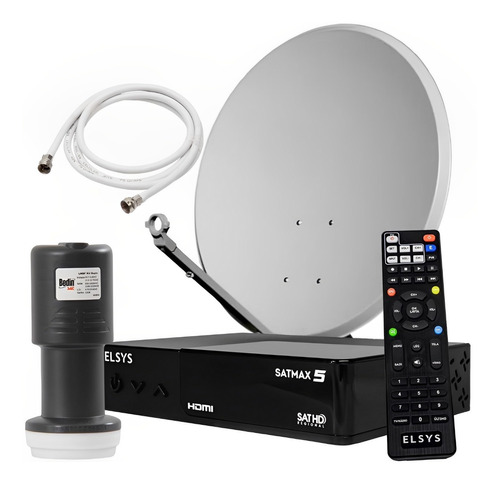 Kit Completo Receptor Digital Full Hd Satmax 5 + Antena