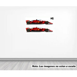 Vinil Sticker Pared 50 Cm. Lado Ferrari F1 Modbe003