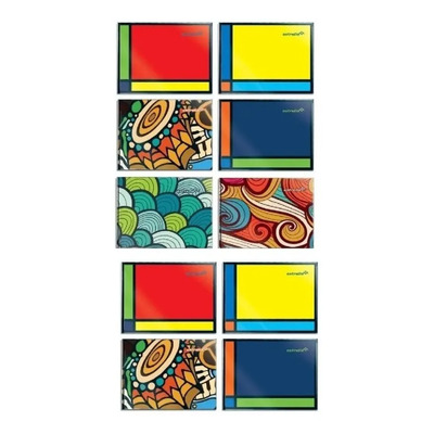 5 Cuadernos Form Italiana Pasta Dura C.chico 96 H Estrella Multicolor