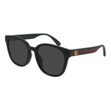 Gucci Gg0855sk 001 Square Shape Negro Verde Original