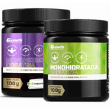 Creatina 100g Monohidratada + Creatina 100g Creapure Growth