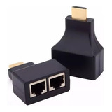 Extensor Alargue Hdmi Utp Rj45 Doble 30mts 1080p 4k Cat 5 6