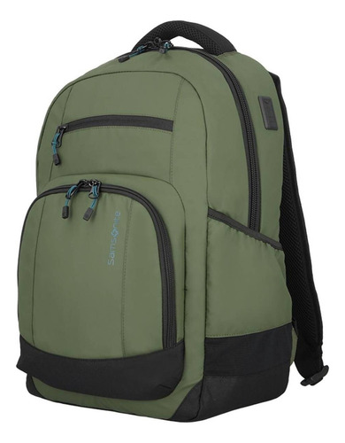 Mochila Samsonite Muy Completa Calidad Para Todo Uso, Trabajo, Urbana, Viajes, Etc!