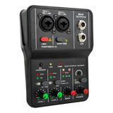 Mini Mezclador De Audio 2 Canales Consola De Placa Estéreo