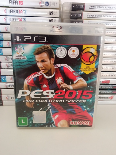 Pes 2015 Ps3 Original Mídia Física Seminovo Playstation 3