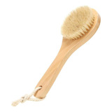 Natu Bristle Body Cepillo De Baño Ovalado De Madera Suave