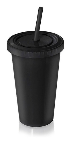 Vaso Con Tapa Y Sorbete Acrilico Tipo Starbucks Termico X60u