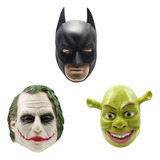 Máscaras De Superhéroes Rol, Batman, Shrek, Joker Máscaras