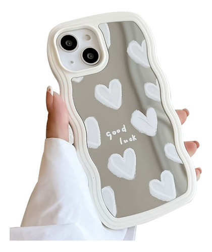 Funda Para iPhone 15 14 13 12 11 Pro Max Case Amor Espejo