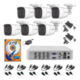 Kit Circuito Cerrado 6 1080p Epcom Audio Metal Baluns 2tb