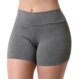 Short Biker Push Up Con Frunce Cola Deportivo Spandex Corto