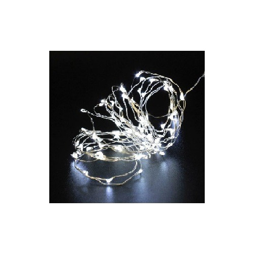 Pack 50 Cable Hilo Alambre Luz Led 2metros 20 Luces