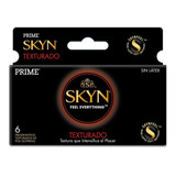 Preservativos Prime Skyn Texturado Sin Latex X 6 U