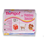 Juego Estimulante Bingo De Palabra Imagen Infantil Niños.