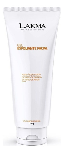 Lakma Gel Esfoliante Facial 250g - Remoção De Células Mortas