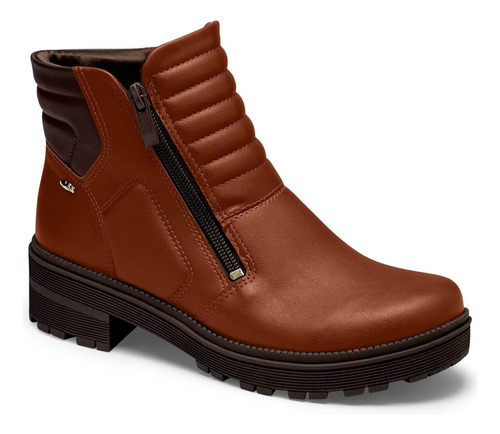 Bota Dakota Coturno Salto Cano Baixo Palmilha Conforto G9563