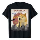 Dogezilla Camiseta | Camiseta Engraçada Para Cachorro Doge M