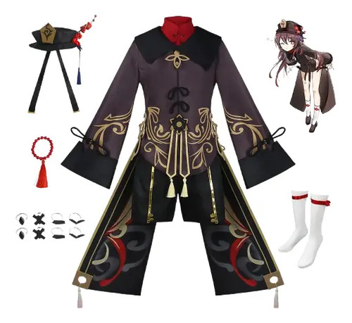 Lazhu Genshin Impacto Hu Tao Cosplay Disfraces De Halloween | Meses sin interés