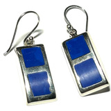 Aros Con Lapislazuli Plata Ley 950 Pa3